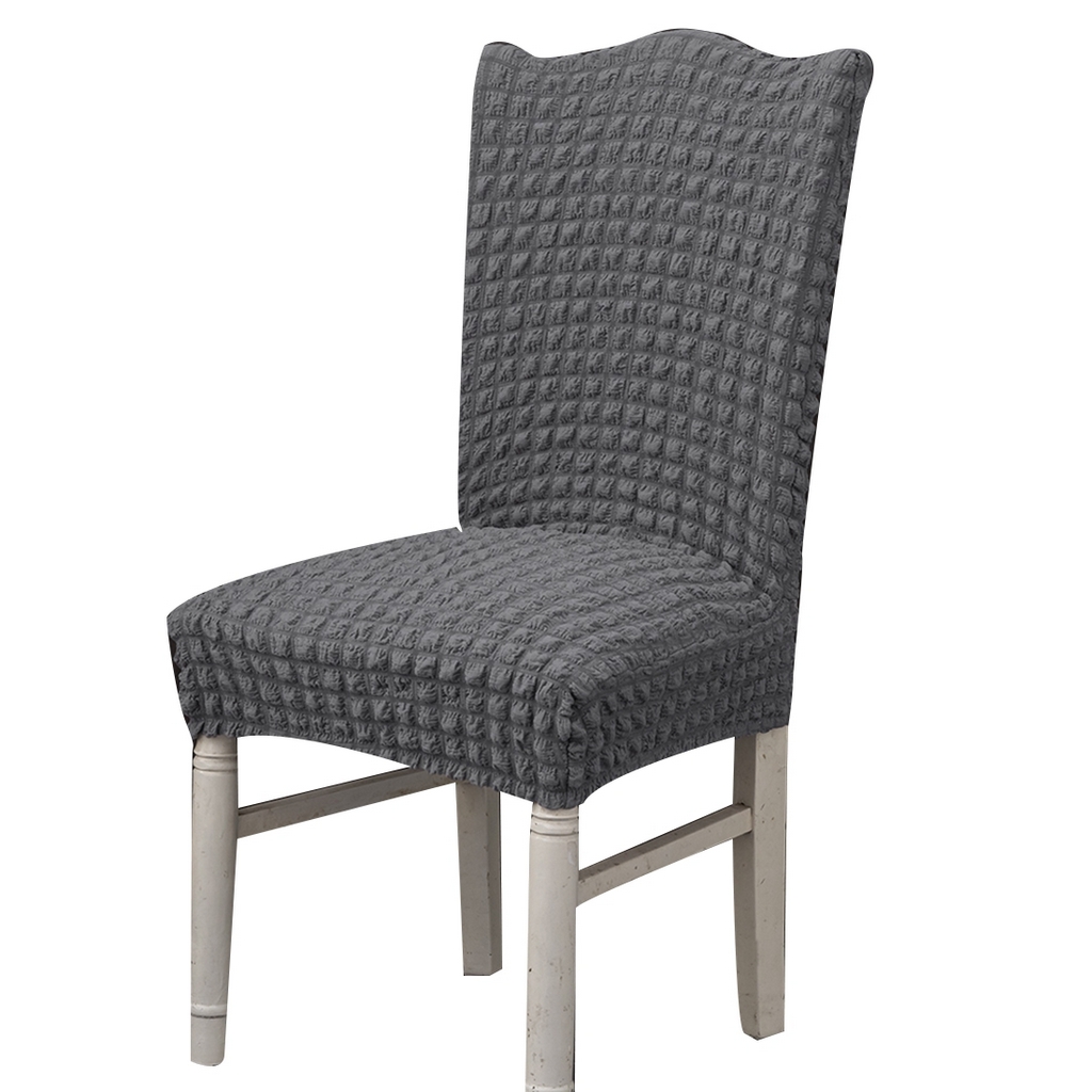 布兰鸟【沙发套】 2025新款泡泡纱椅套【英文常规款】 单色中灰