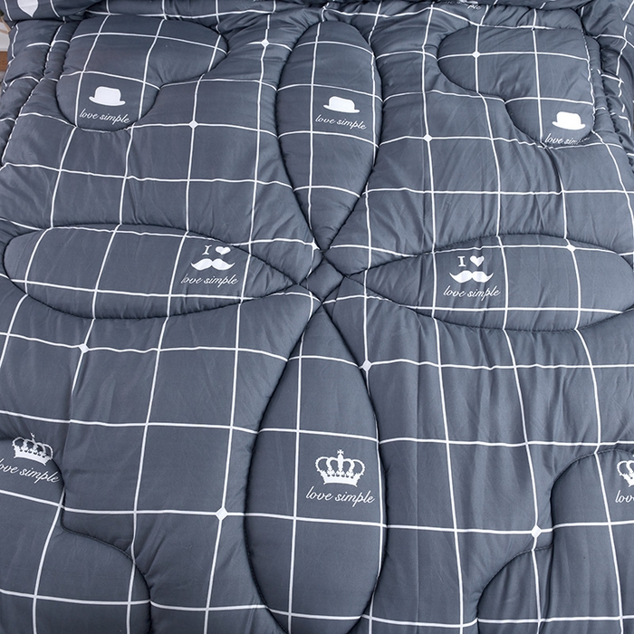 91家纺网 家纺一手货源 找家纺 悦织湾家纺 2025新款仿棉印花纯色学生被春秋被冬被四季通用被子被芯量多价优整年不断货 皇冠