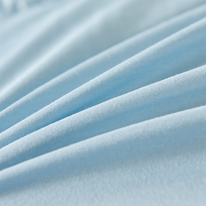 91家纺网 家纺一手货源 找家纺 悦织湾家纺 2025新款仿棉印花纯色学生被春秋被冬被四季通用被子被芯量多价优整年不断货 蓝色