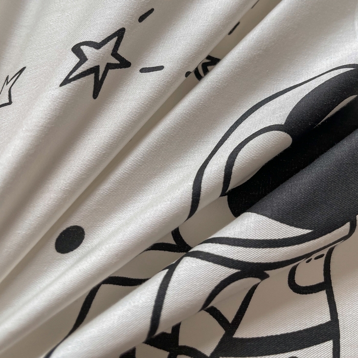 91家纺网 家纺一手货源 找家纺 吉象家纺 2025新款亲肤舒适全棉纯棉小清新卡通系列四件套 快乐星球