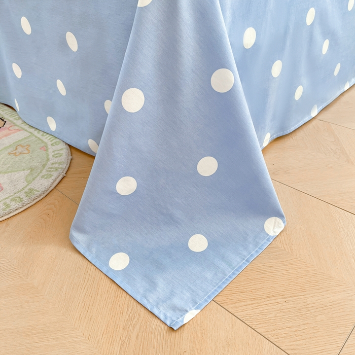 91家纺网 家纺一手货源 找家纺 吉象家纺 2025新款亲肤舒适全棉纯棉小清新卡通系列四件套 兰心小熊