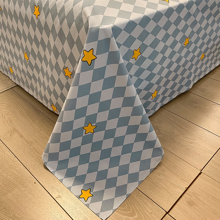 91家纺网 家纺一手货源 找家纺 吉象家纺 2025新款亲肤舒适全棉纯棉小清新卡通系列四件套 汽车向导