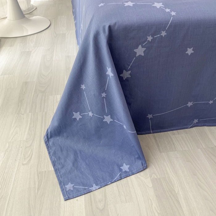 91家纺网 家纺一手货源 找家纺 吉象家纺 2025新款亲肤舒适全棉纯棉小清新卡通系列四件套 太空旅行