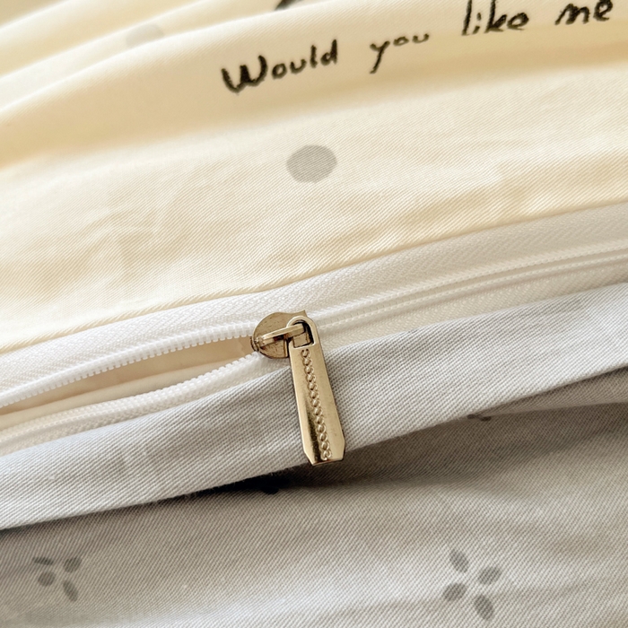 91家纺网 家纺一手货源 找家纺 吉象家纺 2025新款亲肤舒适全棉纯棉小清新卡通系列四件套 涂鸦动物园