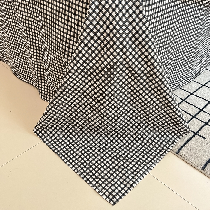 91家纺网 家纺一手货源 找家纺 吉象家纺 2025新款亲肤舒适全棉纯棉小清新卡通系列四件套 小黑猫