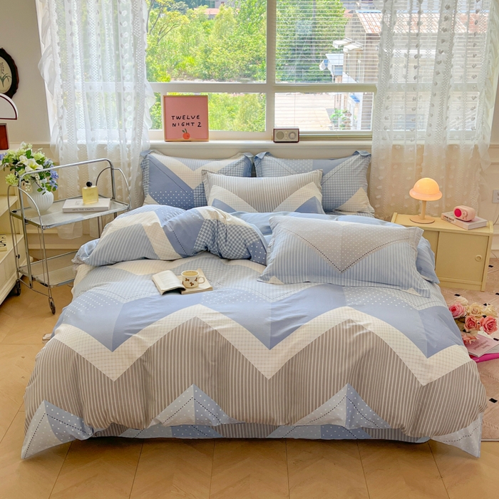 91家纺网 家纺一手货源 找家纺 花梦欣 2025新款全棉纯棉印花单品系列-三件套 光辉岁月