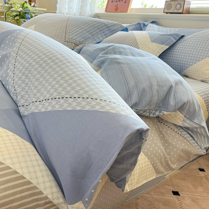 91家纺网 家纺一手货源 找家纺 花梦欣 2025新款全棉纯棉印花单品系列-三件套 光辉岁月