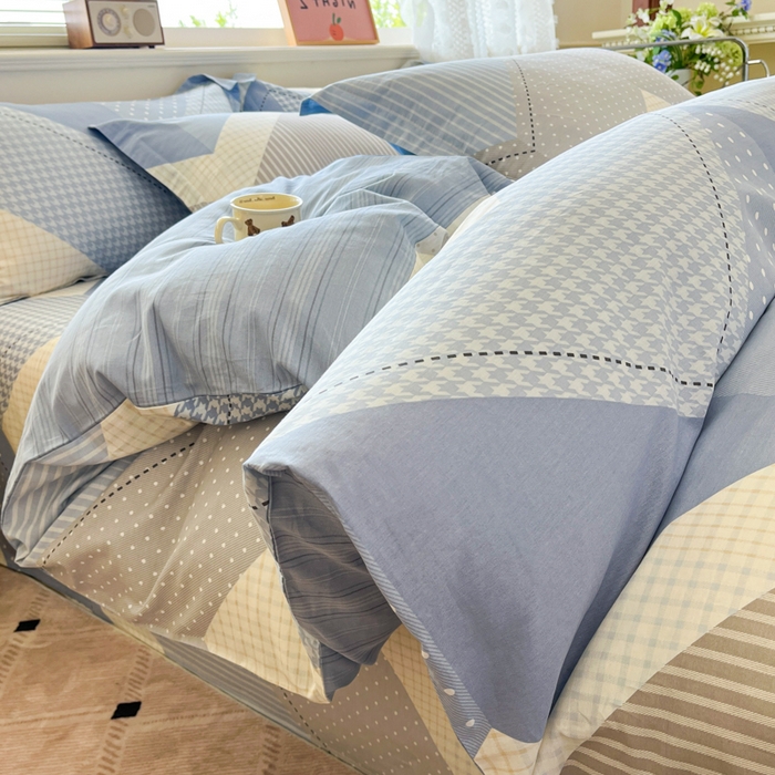 91家纺网 家纺一手货源 找家纺 花梦欣 2025新款全棉纯棉印花单品系列-三件套 光辉岁月