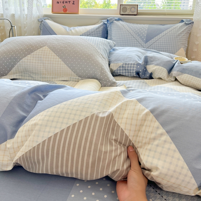 91家纺网 家纺一手货源 找家纺 花梦欣 2025新款全棉纯棉印花单品系列-三件套 光辉岁月