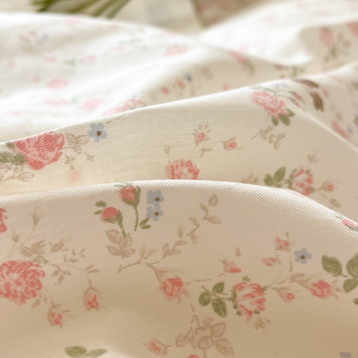 91家纺网 家纺一手货源 找家纺 花梦欣 2025新款全棉纯棉印花单品系列-三件套 花中仙子