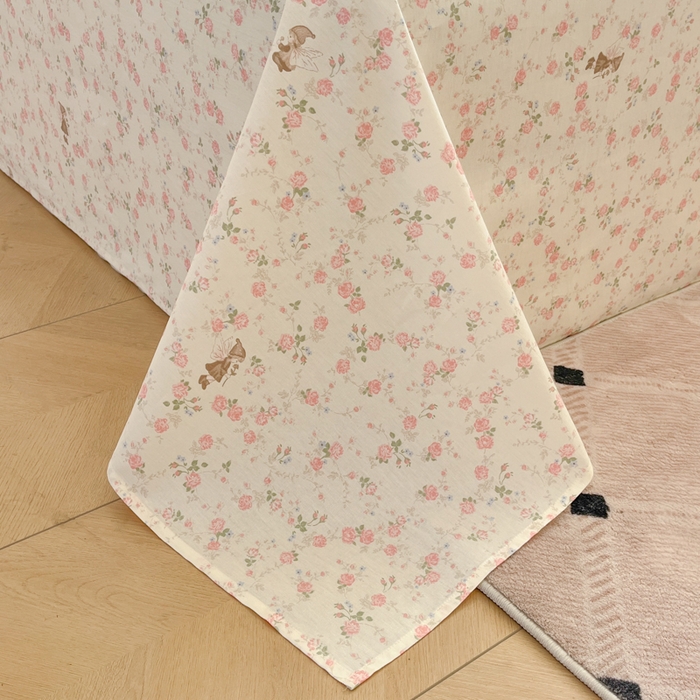 91家纺网 家纺一手货源 找家纺 花梦欣 2025新款全棉纯棉印花单品系列-三件套 花中仙子