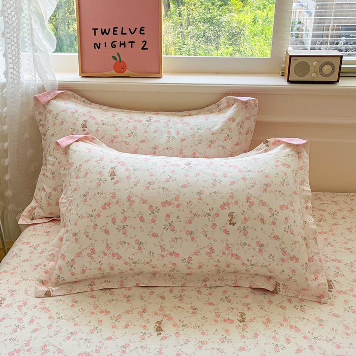 91家纺网 家纺一手货源 找家纺 花梦欣 2025新款全棉纯棉印花单品系列-三件套 花中仙子