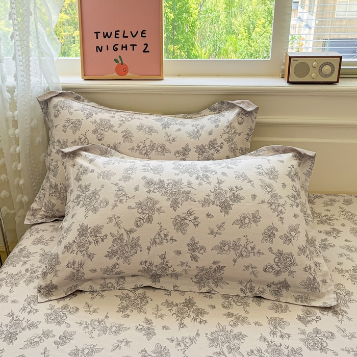 91家纺网 家纺一手货源 找家纺 花梦欣 2025新款全棉纯棉印花单品系列-三件套 摩菲