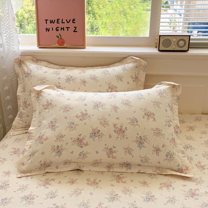 91家纺网 家纺一手货源 找家纺 花梦欣 2025新款全棉纯棉印花单品系列-三件套 欧风花影