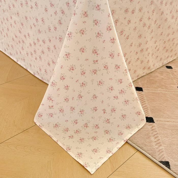 91家纺网 家纺一手货源 找家纺 花梦欣 2025新款全棉纯棉印花单品系列-三件套 疏影梦境粉