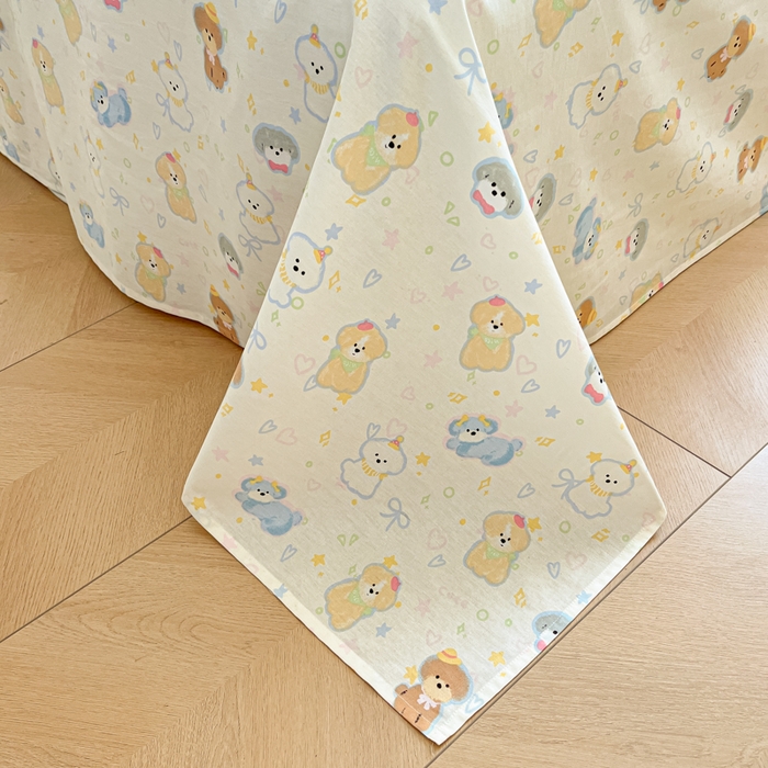 91家纺网 家纺一手货源 找家纺 花梦欣 2025新款全棉纯棉印花单品系列-三件套 童趣绘彩