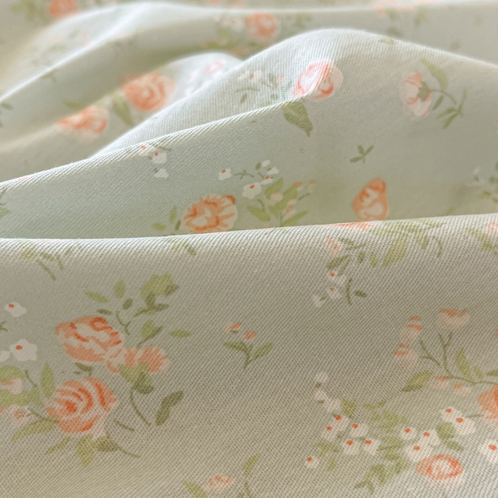 91家纺网 家纺一手货源 找家纺 花梦欣 2025新款全棉纯棉印花单品系列-三件套 幽兰时光蓝