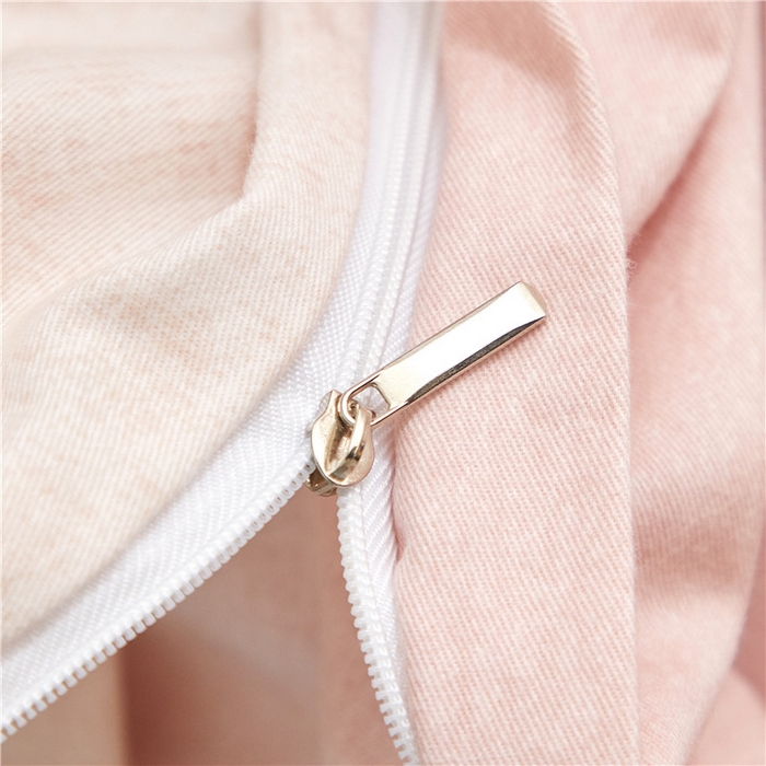 91家纺网 家纺一手货源 找家纺 沐白家居 2025新款全棉生态磨毛四件套妙妙屋-粉