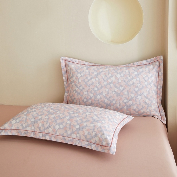 91家纺网 家纺一手货源 找家纺 沐白家居 2025新款全棉生态磨毛四件套花畔