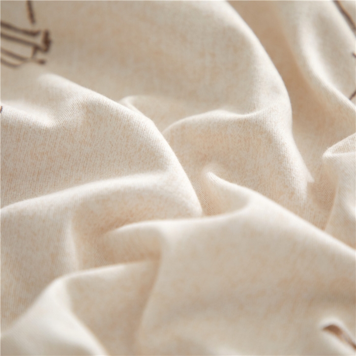 91家纺网 家纺一手货源 找家纺 沐白家居 2025新款全棉生态磨毛四件套旺仔派