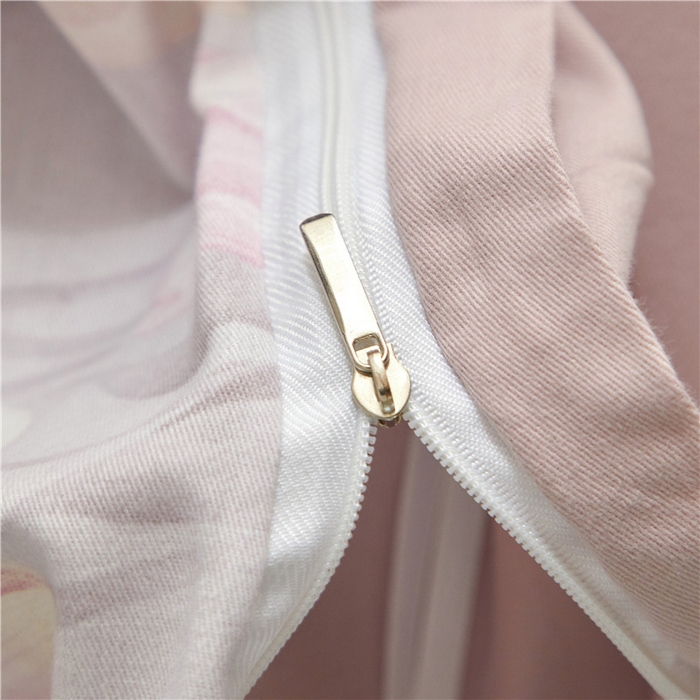 91家纺网 家纺一手货源 找家纺 沐白家居 2025新款全棉生态磨毛四件套盛世颜-灰