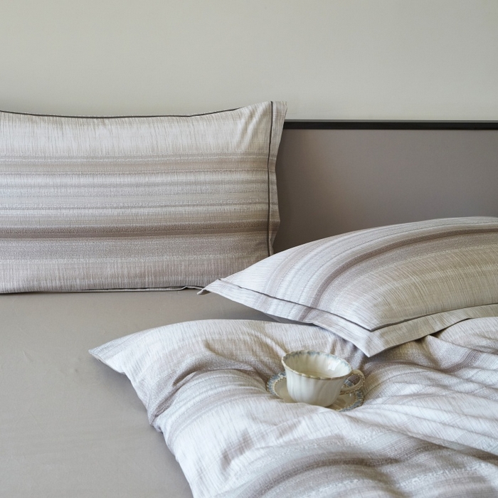 91家纺网 家纺一手货源 找家纺 沐白家居 2025新款全棉生态磨毛四件光遇-咖