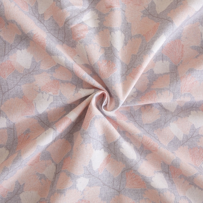 91家纺网 家纺一手货源 找家纺 沐白家居 2025新款全棉生态磨毛四件套花畔