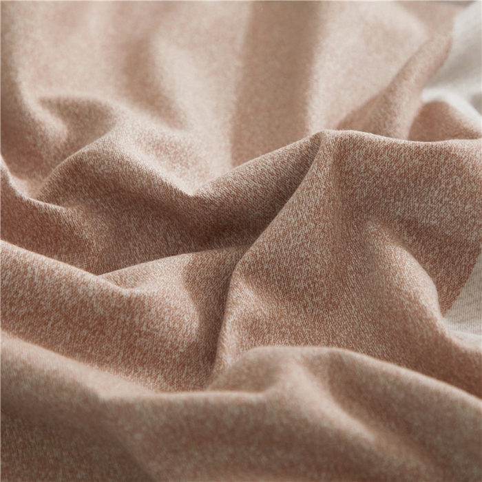 91家纺网 家纺一手货源 找家纺 沐白家居 2025新款全棉生态磨毛四件套罗马