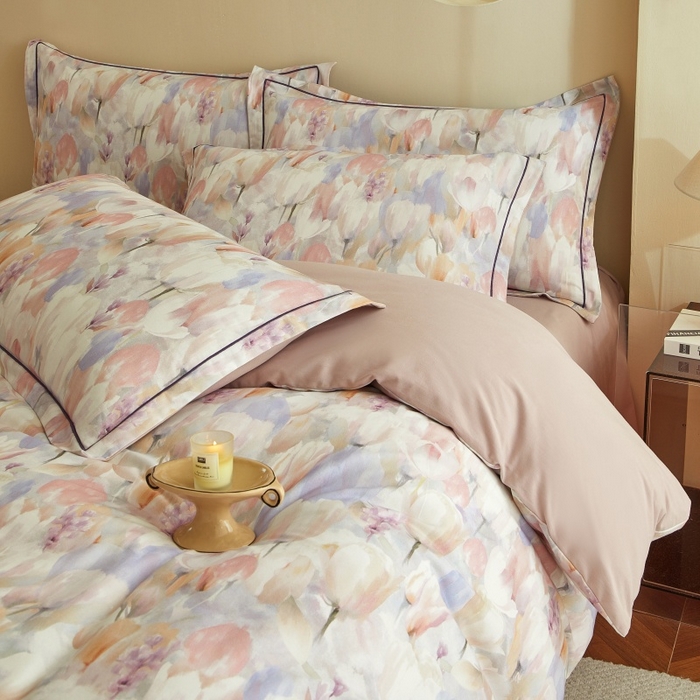 91家纺网 家纺一手货源 找家纺 沐白家居 2025新款全棉生态磨毛四件套花絮