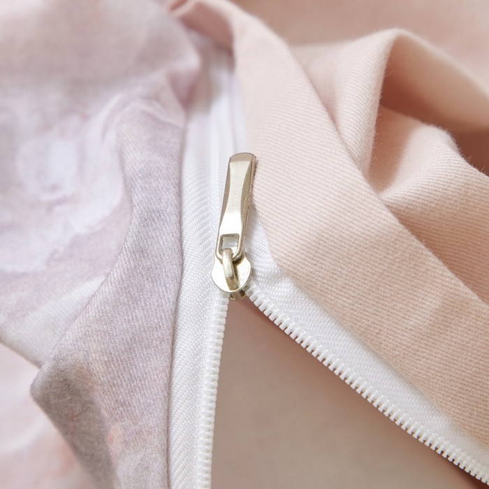 91家纺网 家纺一手货源 找家纺 沐白家居 2025新款全棉生态磨毛四件套花千朵-粉