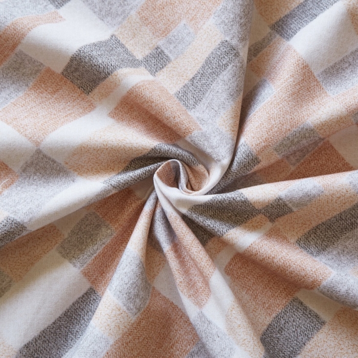 91家纺网 家纺一手货源 找家纺 沐白家居 2025新款全棉生态磨毛四件套凌川-驼