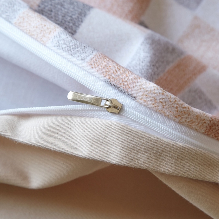 91家纺网 家纺一手货源 找家纺 沐白家居 2025新款全棉生态磨毛四件套凌川-驼