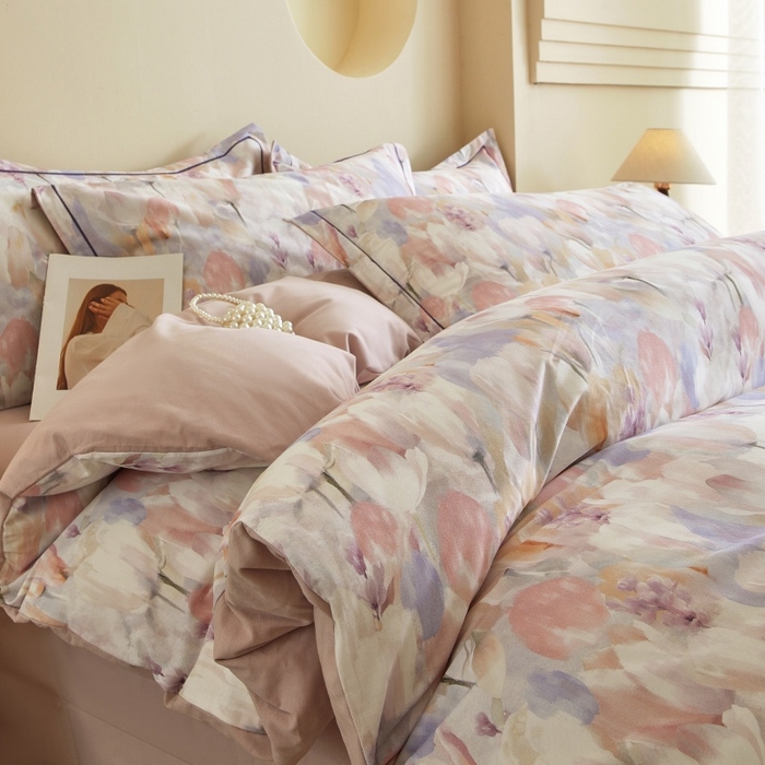 91家纺网 家纺一手货源 找家纺 沐白家居 2025新款全棉生态磨毛四件套花絮