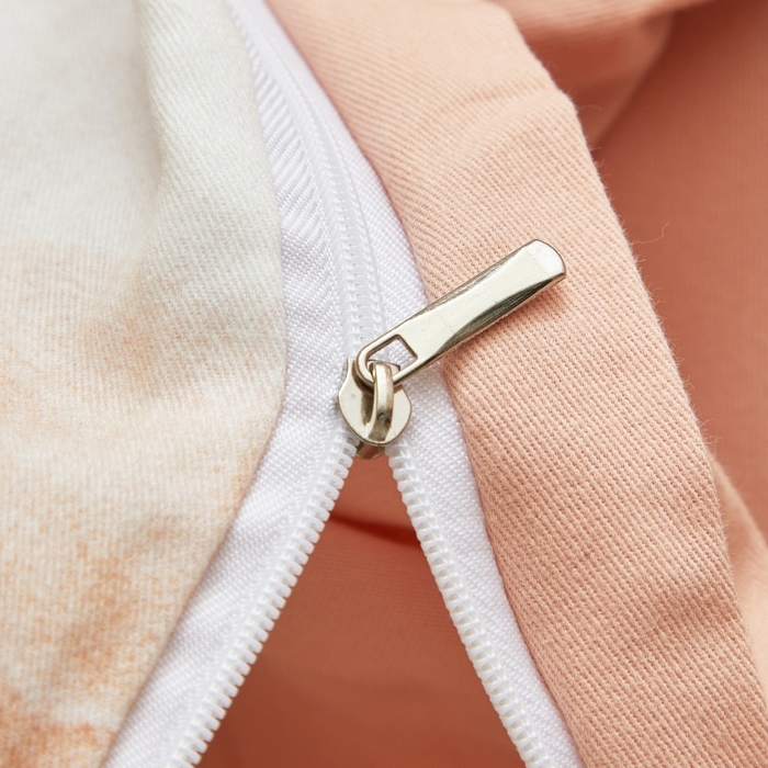 91家纺网 家纺一手货源 找家纺 沐白家居 2025新款全棉生态磨毛四件套夕雾