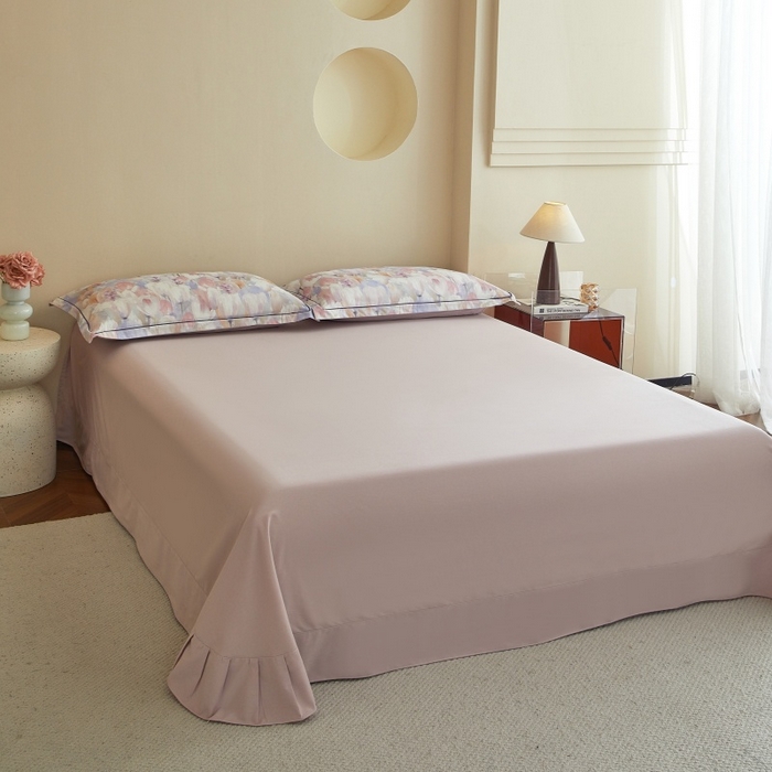 91家纺网 家纺一手货源 找家纺 沐白家居 2025新款全棉生态磨毛四件套花絮