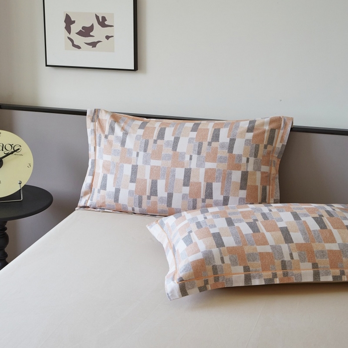 91家纺网 家纺一手货源 找家纺 沐白家居 2025新款全棉生态磨毛四件套凌川-驼