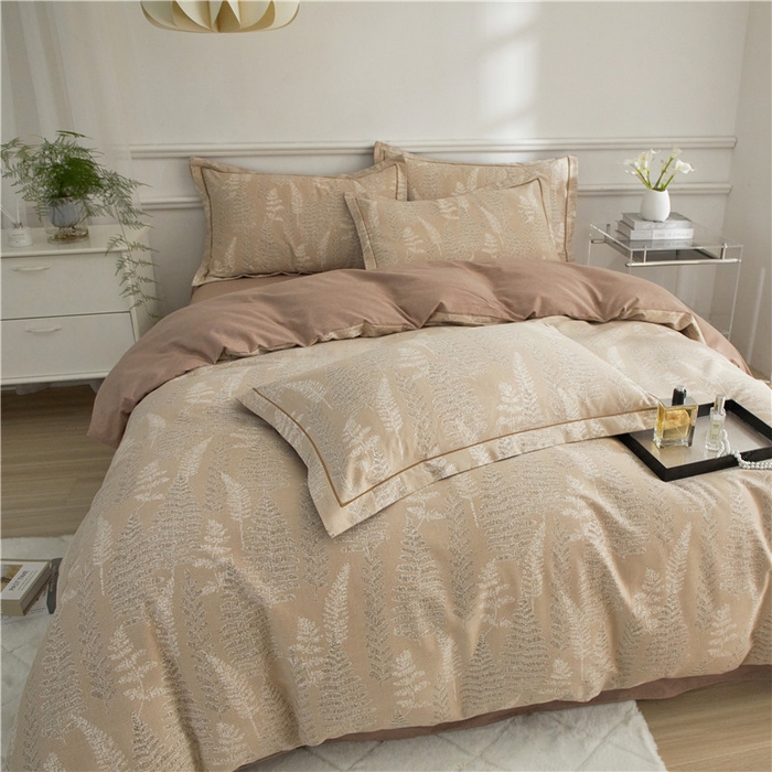 91家纺网 家纺一手货源 找家纺 沐白家居 2025新款全棉生态磨毛四件套重庆森林