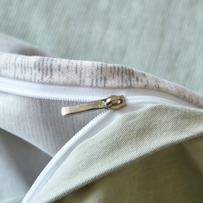 91家纺网 家纺一手货源 找家纺 沐白家居 2025新款全棉生态磨毛四件套暖调-绿