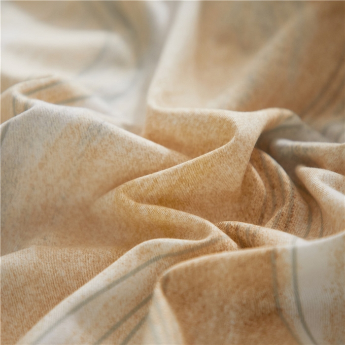 91家纺网 家纺一手货源 找家纺 沐白家居 2025新款全棉生态磨毛四件套诺拉