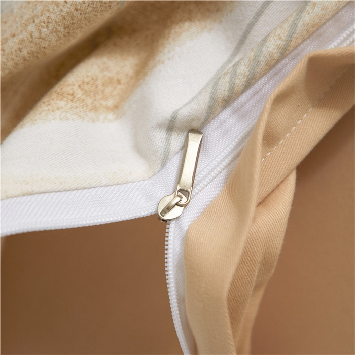 91家纺网 家纺一手货源 找家纺 沐白家居 2025新款全棉生态磨毛四件套诺拉