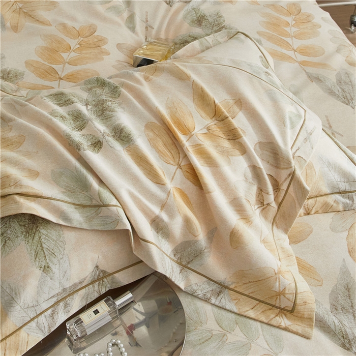 91家纺网 家纺一手货源 找家纺 沐白家居 2025新款全棉生态磨毛四件套春派