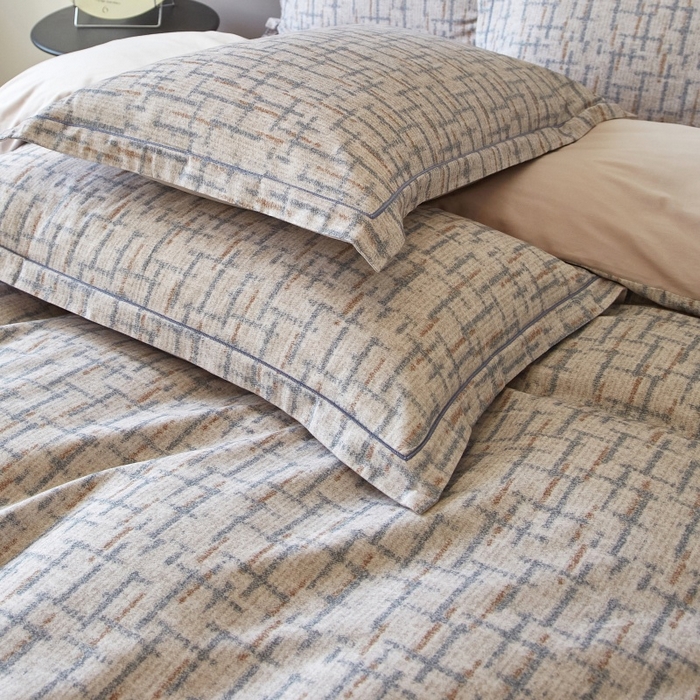 91家纺网 家纺一手货源 找家纺 沐白家居 2025新款全棉生态磨毛四件套追影-驼