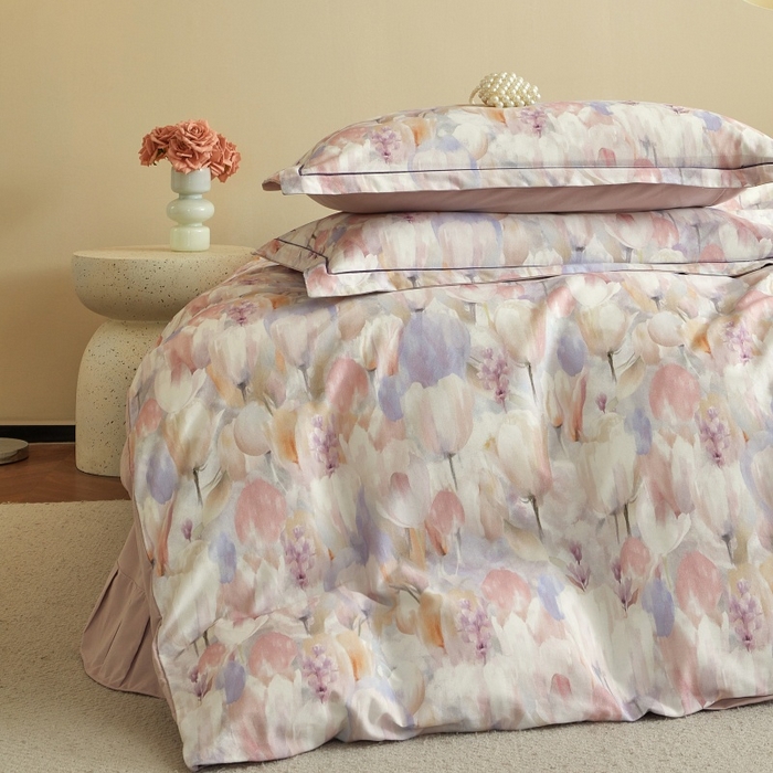 91家纺网 家纺一手货源 找家纺 沐白家居 2025新款全棉生态磨毛四件套花絮