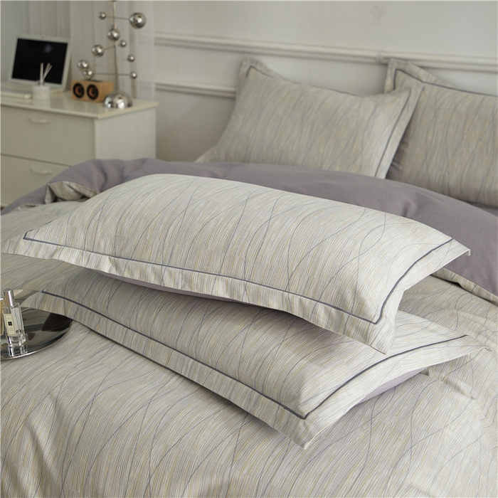 91家纺网 家纺一手货源 找家纺 沐白家居 2025新款全棉生态磨毛四件套寻意