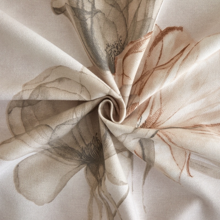 91家纺网 家纺一手货源 找家纺 沐白家居 2025新款全棉生态磨毛四件套悠然-咖