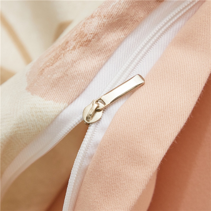 91家纺网 家纺一手货源 找家纺 沐白家居 2025新款全棉生态磨毛四件套向阳