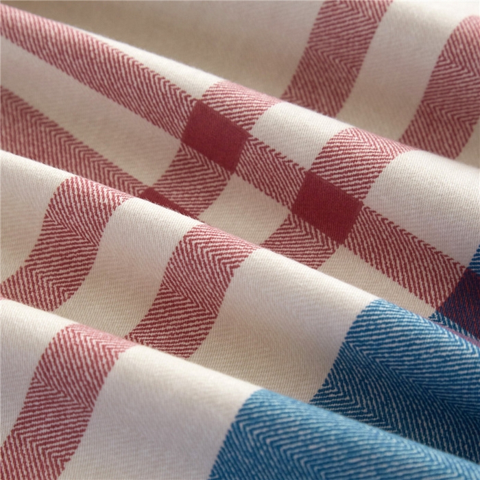 91家纺网 家纺一手货源 找家纺 沐白家居 2025新款全棉生态磨毛四件套时光幻影