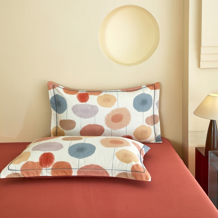 91家纺网 家纺一手货源 找家纺 沐白家居 2025新款全棉生态磨毛四件套蒸蒸日上