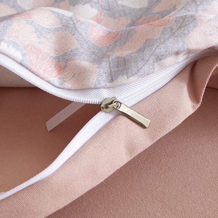 91家纺网 家纺一手货源 找家纺 沐白家居 2025新款全棉生态磨毛四件套花畔