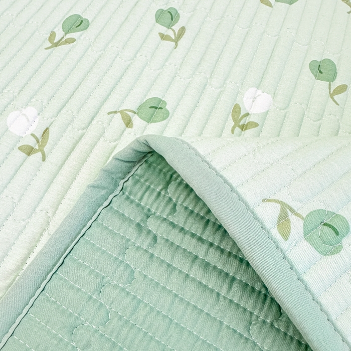 91家纺网 家纺一手货源 找家纺 橘夏家纺 2025新款全棉床盖三件套 初享时光